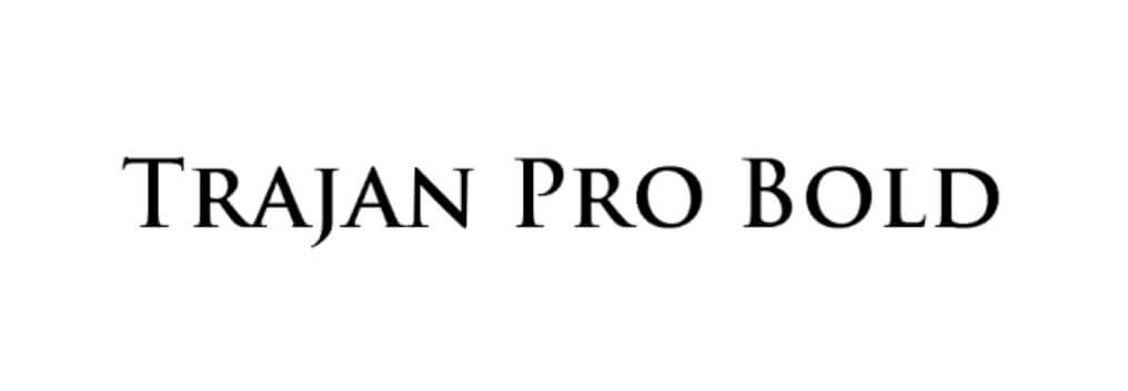 Trajan pro font download