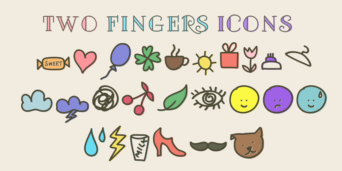 Two fingers courier font free download