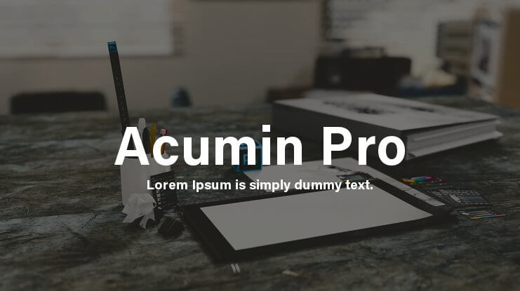 Acumin pro wide font free download