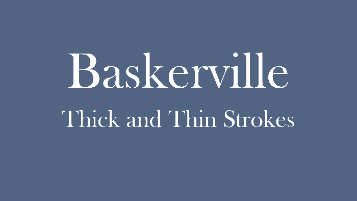 Baskerville font  download