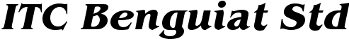 ITC Benguiat font free download