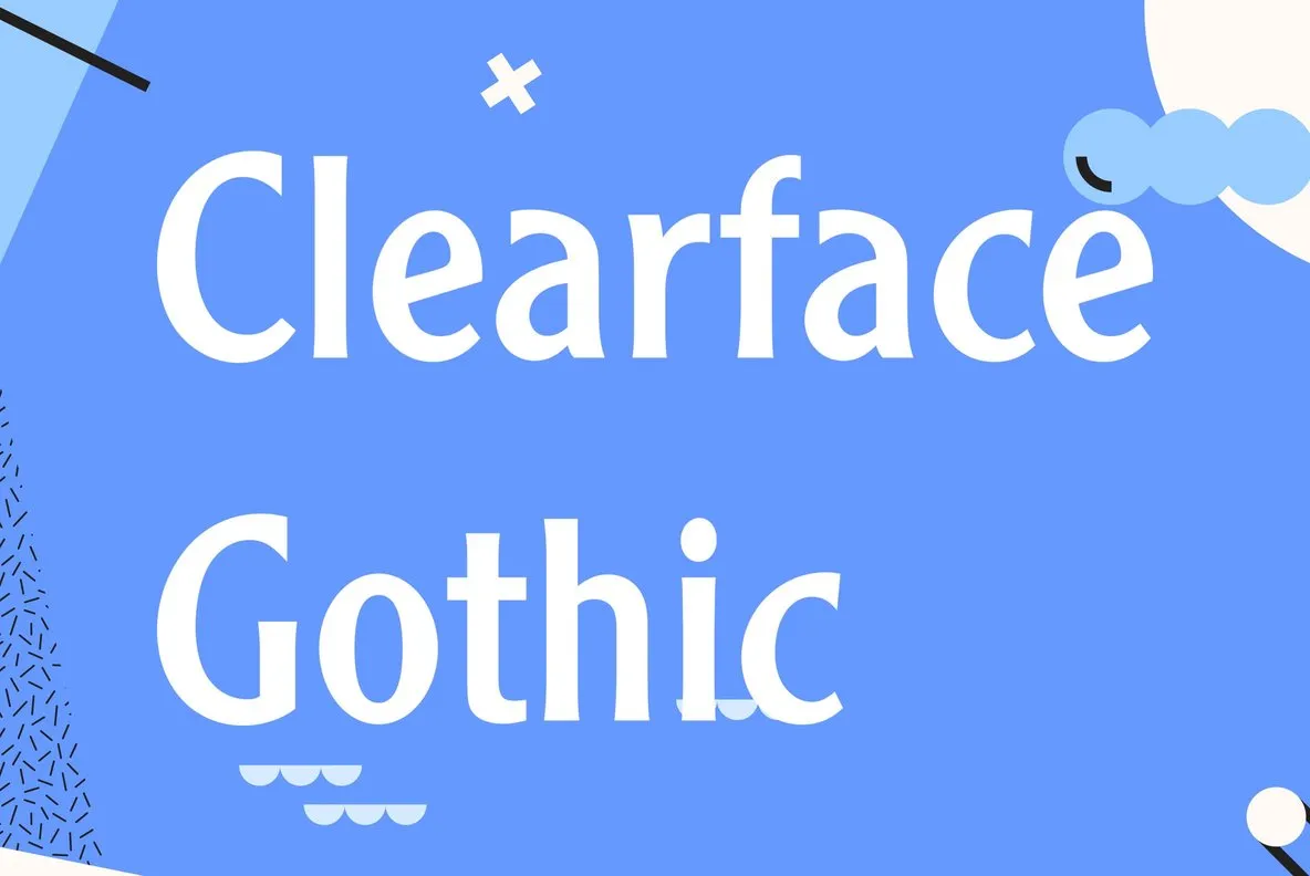 Clearface gothic font free download