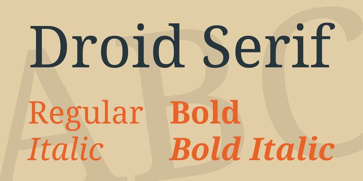 Droid serif font download