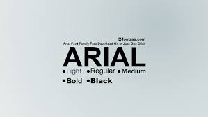 Arial italic font download