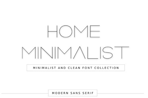 Minimalist font free download