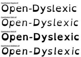 Dyslexia font download