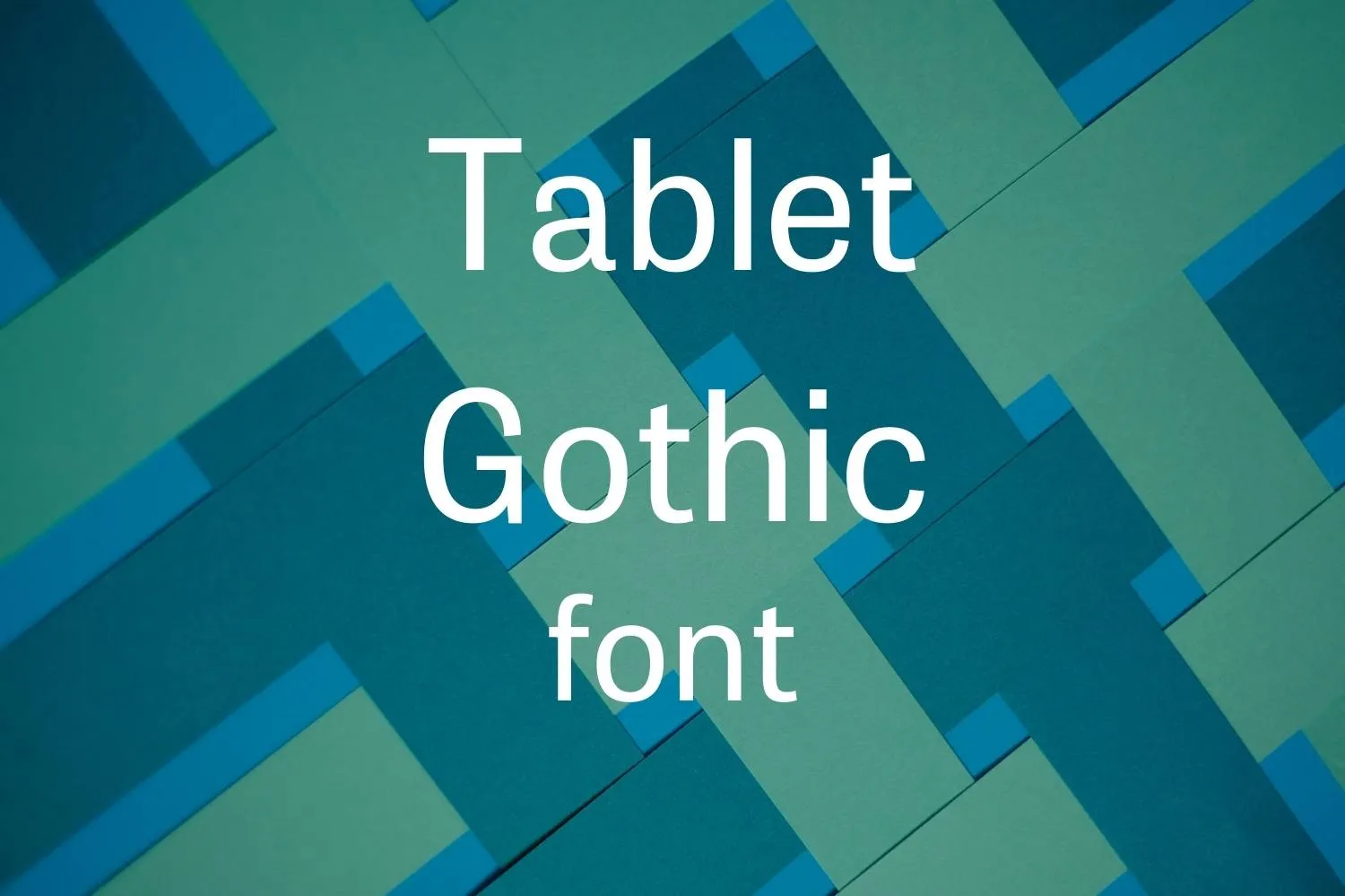 tablet gothic font free download