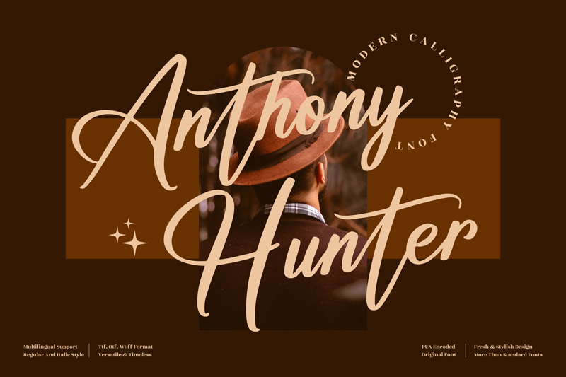 Anthony Hunter Free Font Download