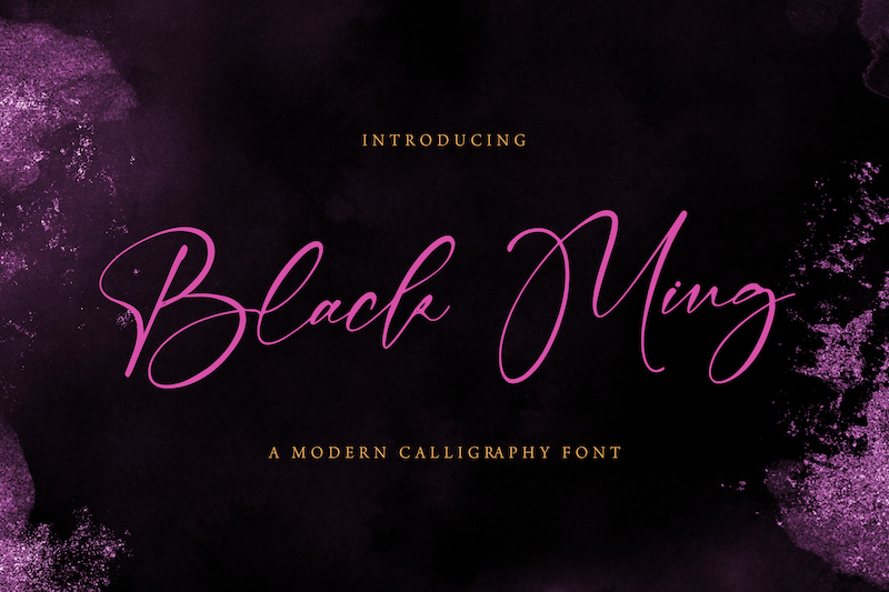 Black Ming Free Font Download