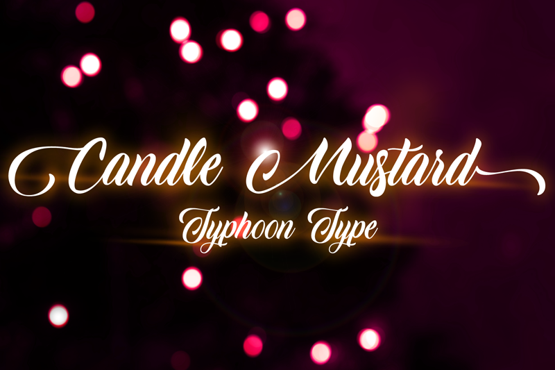 Candle Mustard Free Font Download