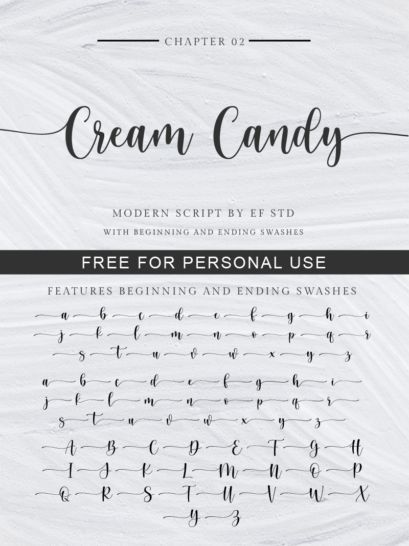 Cream Candy Free Font Download