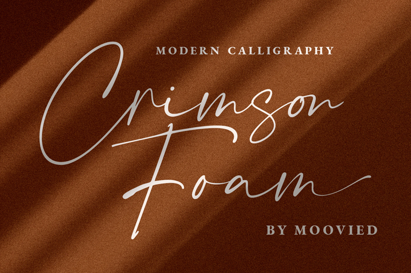 Crimson Foam Free Font Download