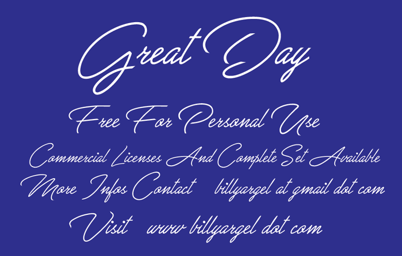 Great Day Free Font Download