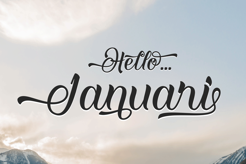 Hello Januari Free Font Download