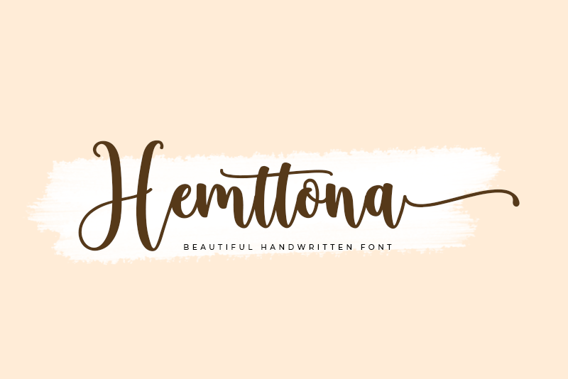 Hemttona Script Free Font Download