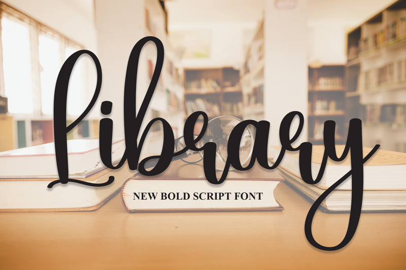 Library Free Font Download