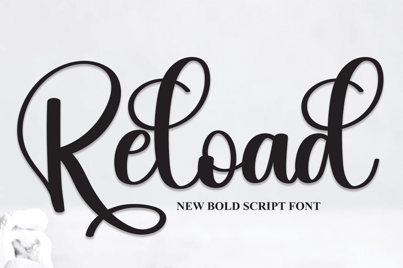 Reload Free Font Download