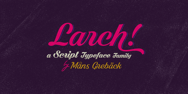 Shaded Larch Free Font Download