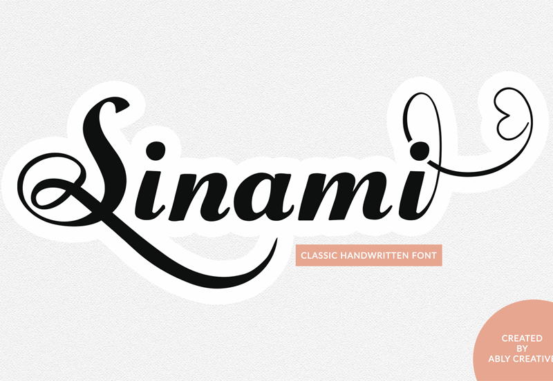 Sinami Free Font Download