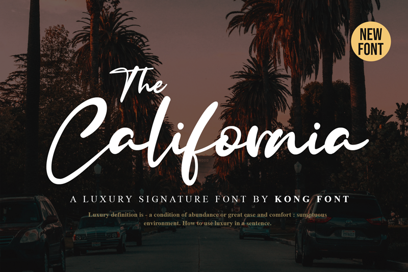 The California Free Font Download