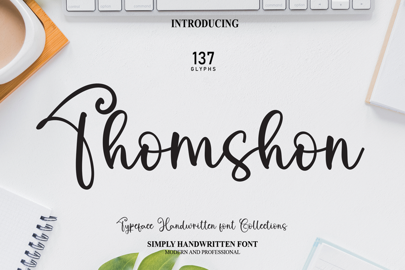 Thomshon Free Font Download