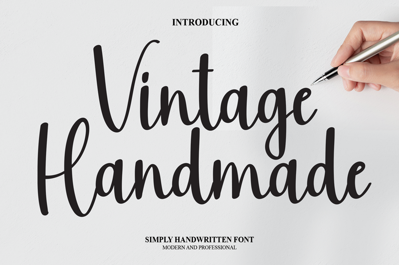 Vintage Handmade Free Font Download