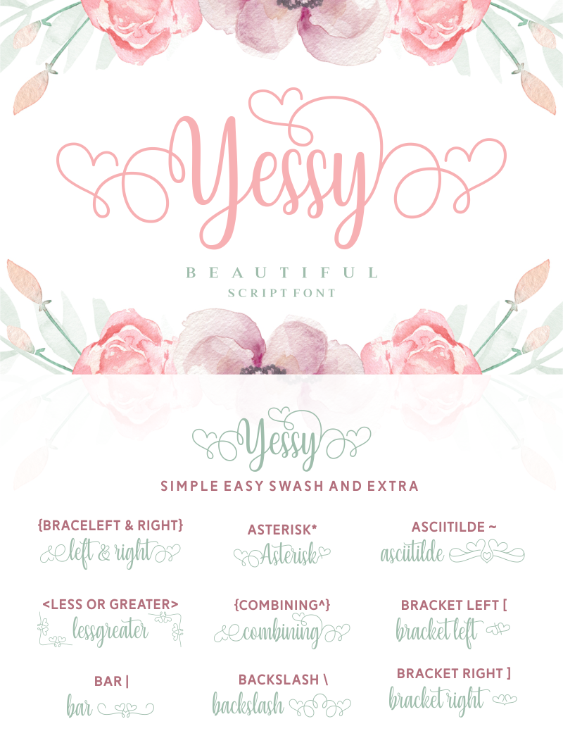 Yessy Free Font Download